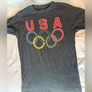 USA Olympic Charcoal Gray Tee